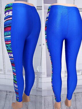 Vintage Spandex 80s Workout GYM Tights MODERN MOTION Bodywear Sz Medium